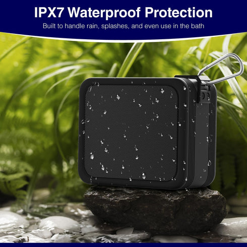ULTICOR 10W IPX7 15H Golf Cart Speaker with Magnetic Mount & Carry Case Stereo Bluetooth Speakers, Waterproof, Playtime