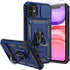 iPhone 11 Case with Screen Protectors and Camera Cover, Military Grade 16ft Drop Tested Cover with Magnetic Kickstand,