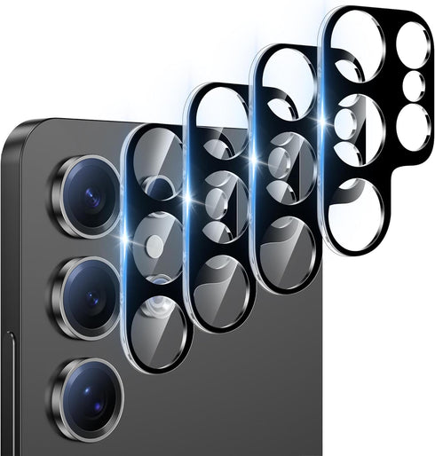 4 Pack Camera Lens Screen Protector for Samsung Galaxy S25 Ultra, 9H