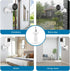 Dual Pack Wall Mount for Wyze Cam Pan V3, Adjustable Bracket for Indoor & Outdoor Use, Compatible with SimpliSafe Camera