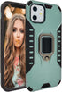 MODOS LOGICOS Case for iPhone 11 - Dual Layers Shockproof Protective Phone Case with Built-in 360 Metal Kickstand