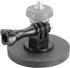iBOLT 88mm 1/4 20 Diameter Magnetic Mount Base w/ Camera Screw and Action Camera Adapter