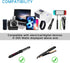 Universal 100V-220V Travel Converter, 250W Voltage Converter with 4 USB Charging Ports and 3 AC Plugs for Curlers