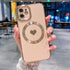 UEEBAI Magnetic Case for iPhone 11 6.1 inch, Cute Plating Love Hearts Pattern