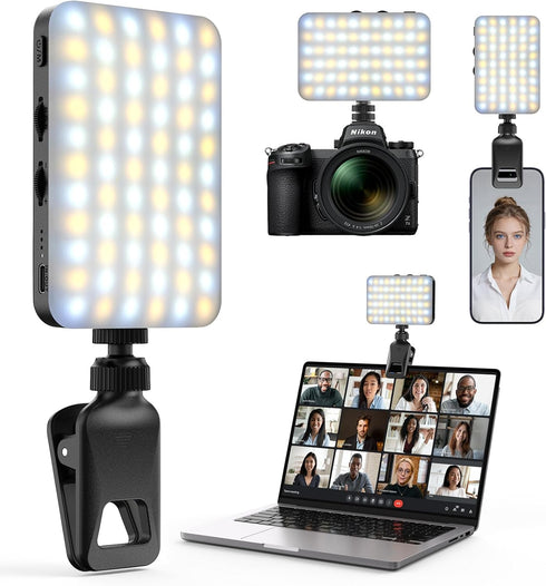 degeca 66 LED & 25 RGB Portable Selfie Light, 96+ CRI, 3 White