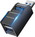 FORIDA 3 Ports USB Adapter, USB Hub with USB 3.0 and Double USB