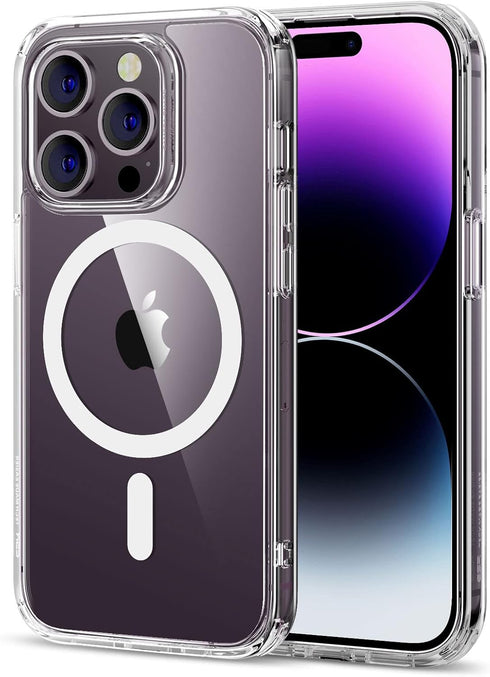 ESR Case for iPhone 14 Pro, Compatible with MagSafe, Shockproof Military-Grade Protection, Clear