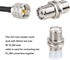 XRDS -RF 2pcs UHF Female to UHF Female Bulkhead Connector 50O Impendence Adapter for CB Radio