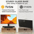 TVON 20-43 inch 4 88 Lbs, 200x200mm Universal TV Stand Base, Swivel Table Top TV Stand for TVs/Monitors with Level