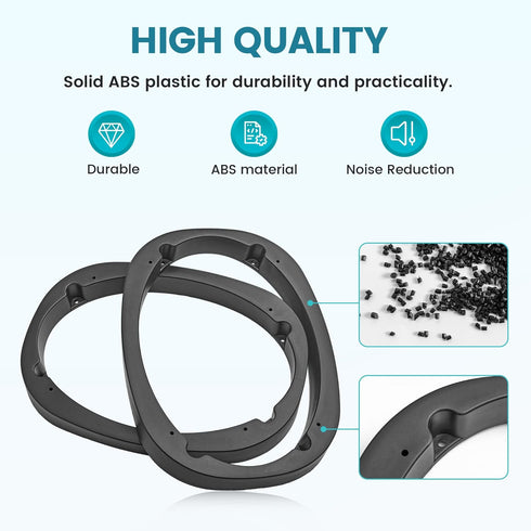 6X9 Inch Universal Plastic Vehicle Speaker Spacer Ring Adapter, 1 Pair Car Speaker Mounting Bracket