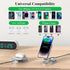Minthouz Magnetic Wireless Charger, Foldable MagSafe Charging Stand, Adjustable Aluminum Phone Holder with 20W USB-C