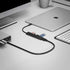 SABRENT Multi-Port USB Type-C Hub with 4K HDMI, Power Delivery 60 Watts, USB 3.0, USB 2.0, SD/microSD Card Reader