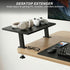 15-Inch 2-in-1 44 lbs, Setup Desktop Clamp-on Shelf & Monitor Riser, Reversible Design Fits Either Side of Desk