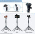 Fugetek 62" Professional Selfie Stick Tripod, Stable 4 Leg Design, Bluetooth Remote, 100% All Aluminum Stick & Legs, Lightweight, Portable All in One, Compatible with iPhone & Android, Non Skid Feet