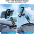 FONKEN 360 360 4 7" Universal Dashboard Cell Phone Holder, Upgrade Clip Car Phone Holder Mount for Dashboard Degree