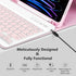 MMK Keyboard Case for iPad Pro 11 inch 4th/3rd Gen, iPad Air 5th/4th 10.9 inch & iPad Air 11 inch (M2) 2024, Pink