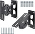 JUXYES Heavy Duty Surround Sound Speaker Wall Mount Bracket, Swivel Mounting for 8" 10" 12" 15" Speakers, Pair