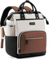 LOVEVOOK Laptop Backpack for Women with Giant Tumbler Holder,17 inch Professional Nurse