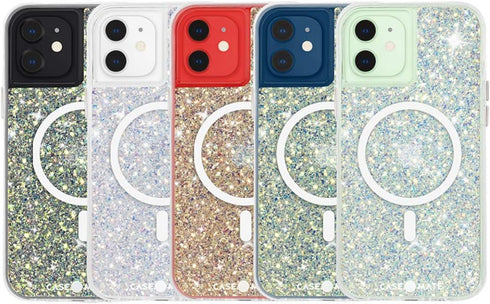 Case-Mate TWINKLE Case for iPhone 12 and 12 Pro (5G) - Compatible with MAGSAFE, 10 ft Drop Protection, Stardust