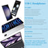 USB C Headphones for iPhone 15 Plus iPad 10th/Pro, USB Type C Earphones with Mic Volume Control for Samsung S24