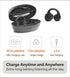 Open Ear Earbuds, Wireless Bluetooth 5.3 Clip-on Headphones, 40H Playtime for Workouts Running