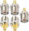 onelinkmore RF Coax Adapter, SMA Female to SO239 Female UHF Jack, SO-239 Antenna Cable Connector, Pack of 5 for UV-5R