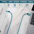 10ft USB C to USB B Printer Cable - High Speed Compatible with Printer, Scanner, Fax Machine, Midi Keyboard