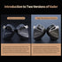 KZ Vader Triple Driver in-Ear Monitor Music Earphone - HIFI IEM with 4 Tuning Levels, Wired Sport Earbud
