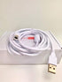 OMNIHIL 8FT-White High Speed USB 2.0 Cable Compatible with Mitsubishi XL5900U Projector