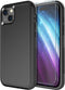 Diverbox Heavy Duty Case for iPhone 15 Plus 6.7" - Shockproof, Dropproof, with Tempered Glass Protector (Black-3in1)