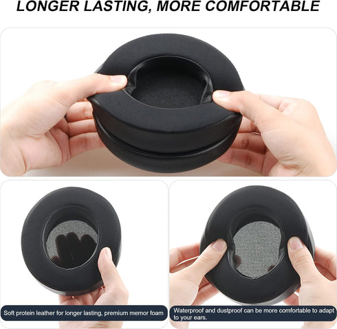 Kraken Replacement Ear Pads Cushions, Cooling-Gel Earpads for Razer Kraken Pro V2, Made of Premium Mesh Fabric & Memory