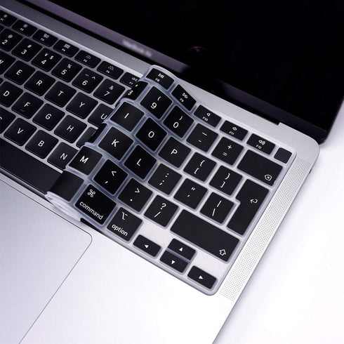 English Language Silicone Keyboard Cover A2179 for MacBook Air 13 inch with Touch ID A2337 M1 Chip EU Version