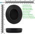 Geekria Sport Cooling Gel Replacement Ear Pads for Razer Kaira Pro, Kaira Pro Halo Infinite Edition, Kaira X,