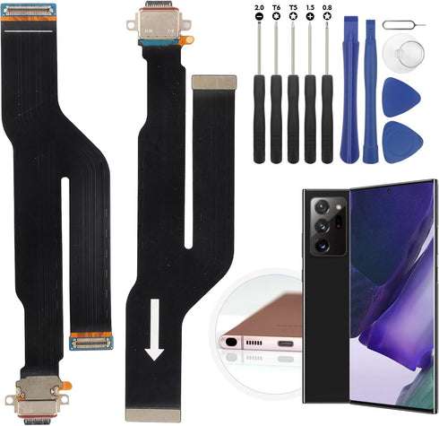 Replacement for Samsung Galaxy Note 20 Ultra 5G Charging Port Dock Connector, USB Charger Board Flex Cable Assembly