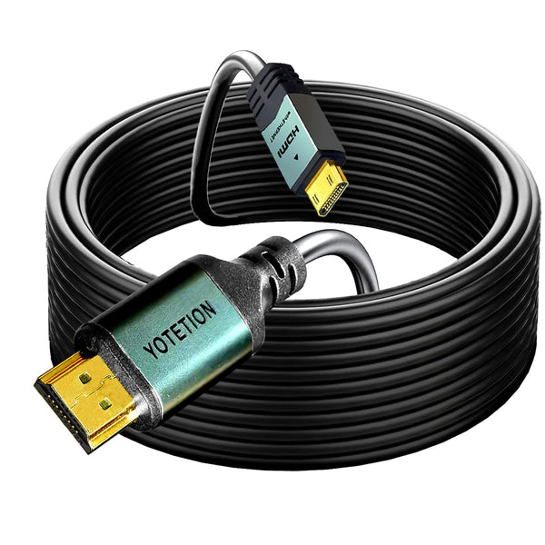 YOTETION Mini HDMI to HDMI Cable 40FT, High Speed 4K 60Hz HDMI 2.0
