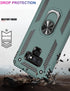 IKAZZ Case for Galaxy Note 9, Military Grade Shockproof Heavy Duty Phone Cover with Magnetic Kickstand