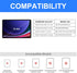 Keyboard Case for Samsung Galaxy Tab S9+ Plus 12.4 inch, 7 Colors Backlit, Magnetic Detachable, Bluetooth Connection,