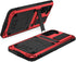 Samsung Galaxy S21 Case Compatible, Heavy Duty Aluminum Metal Waterproof Shockproof Protector Cover Hard Case (Red)