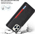 Cavor Wallet Case for iPhone 11 Pro Max with Card Holder, PU Leather Kickstand Case, Shockproof Cover, Black