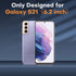 TOCOL 6 Pack Compatible with Samsung Galaxy S21 5G - 3 Pack Tempered Glass Screen Protector and 3 Pack Camera Lens