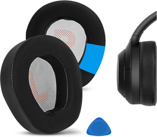 Geekria Sport Cooling-Gel Replacement Ear Pads for JBL Quantum ONE Wireless Headphones, Black