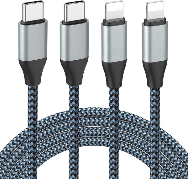 USB C to Lightning Cable - 10FT 2 Pack 20W MFi Certified Fast Charger for iPhone