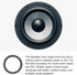 Speaker Foam Edge Surround Rings, Rubber Perforated Subwoofer Rings Replacement Parts for Repair or DIY Decoration - 15
