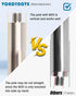 Set of 2 Speaker Pole for Subwoofer, Height Adjustable, Fits M20 Threaded Mount and 35mm Mount Speaker Extender