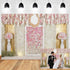 Leyiyi 5x3ft 3D Wedding Floral Wall Backdrop Photography Background for Bridal Shower, Baby Shower, Birthday Party