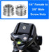 Styquenzer 1/4"-20 3/8"-16 10PCS Standard Female to Male Tripod Adapter Reducer Bushing Converter for DSLR Camera
