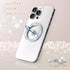 Magnetic Phone Grip for iPhone, Magnetic Phone Ring Holder for MagSafe, Compatible with iPhone MagSafe Wireless