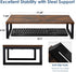 20 Inch ARCOBIS Monitor Riser, Wood & Metal Computer Monitor Stand Riser for Desk, Rustic Brown