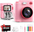 Yunaking Gift for Girls Kids Camera: Instant Print Dual Lens Digital Camera Toys