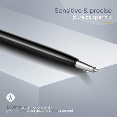 ORIbox 12pcs Stylus Pen Ballpoint Pen, Universal 2 in 1 Capacitive Stylus for iPad, iPhone, Samsung, All Touch Screen